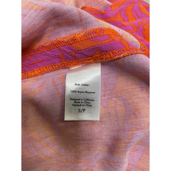 Lspace 'Mia' Pink Rayon Cover Up Skirt Size S - Picture 5 of 5